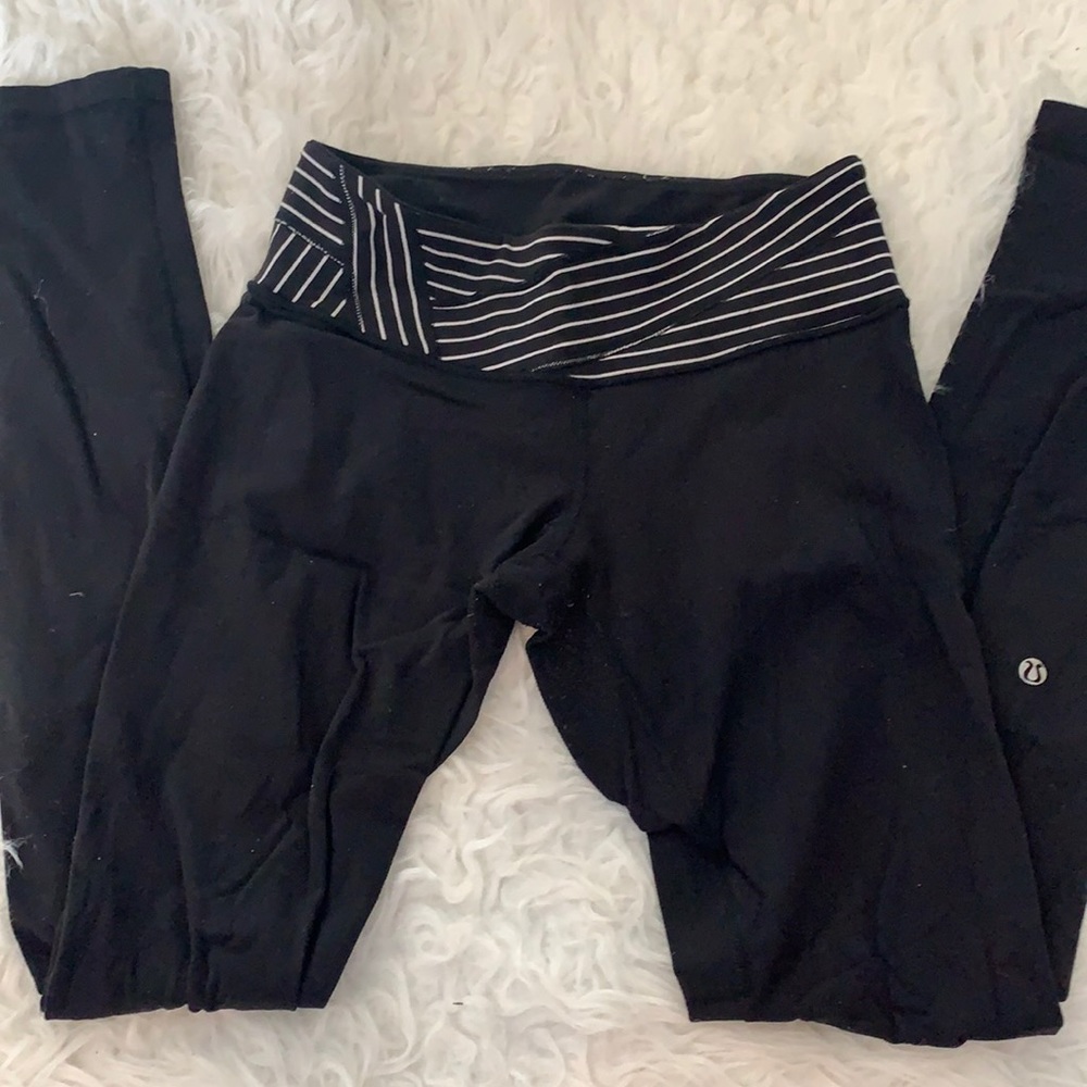 Lululemon wonder under reversible leggings